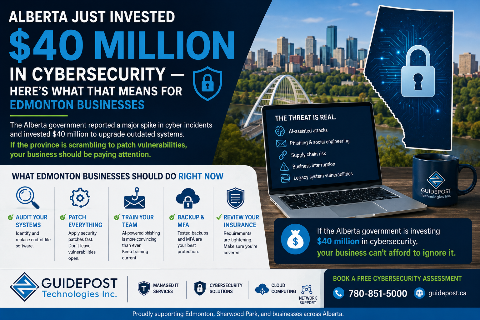 Alberta cybersecurity investment Edmonton business 2026